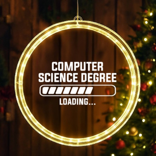 computer science degree LED Christmas Window Lights