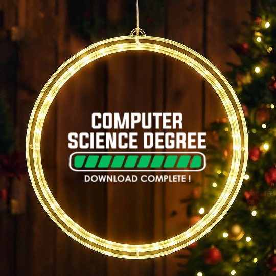 computer science degree LED Christmas Window Lights