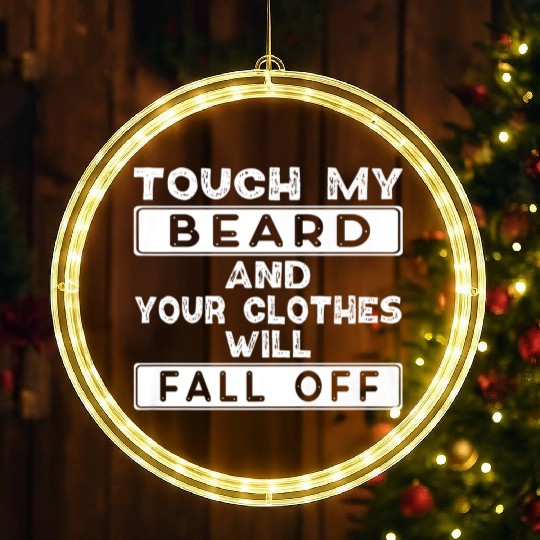 Touch Beard Your Clothes Fall LED Christmas Window Lights