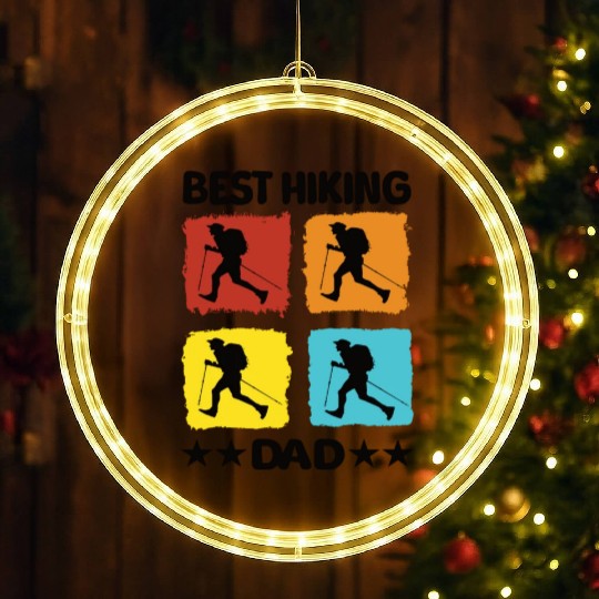 Best Hiking Dad LED Christmas Window Lights