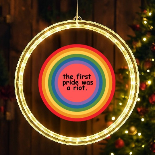The first pride was a riot LED Christmas Window Lights