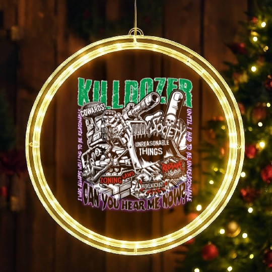 Killdozer, Marvin Heemeyer, Be Unreasonable LED Christmas Window Lights