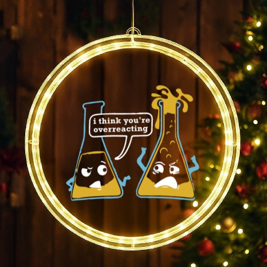 Funny Humor Science Teacher Unisex LED Christmas Window Lights