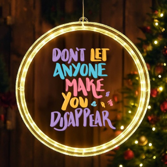 HEARTSTOPPER Quote Mr Ajayi Don t let anyone make LED Christmas Window Lights
