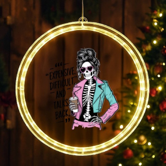 expensive difficult and talks back LED Christmas Window Lights