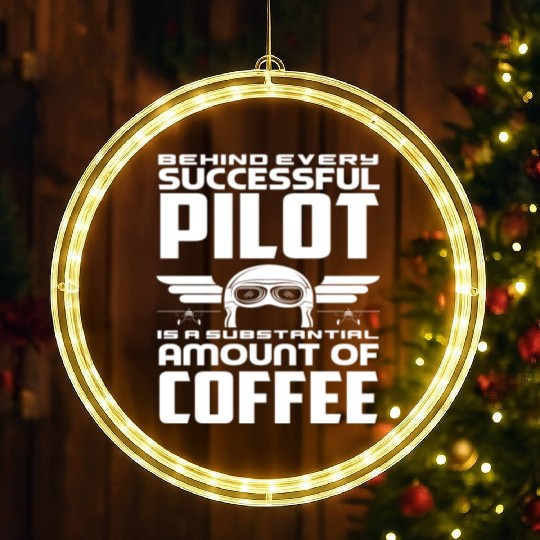 Pilot Coffee Pilots LED Christmas Window Lights