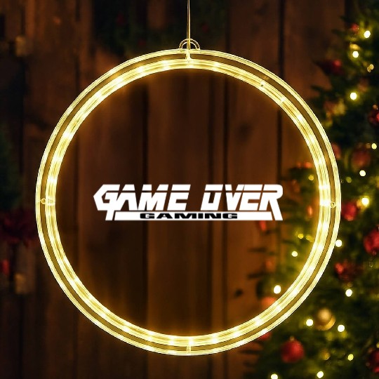 GameOverGaming Metal Gear Solid White Parody LED Christmas Window Lights