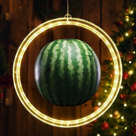 Watermelon Realistic LED Christmas Window Lights