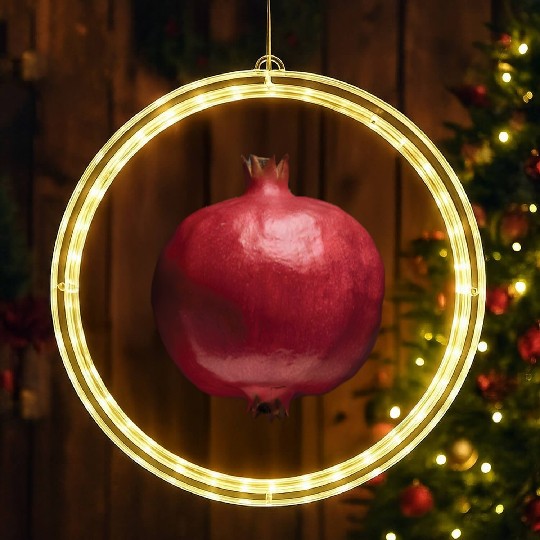 Pomegranate Realistic LED Christmas Window Lights