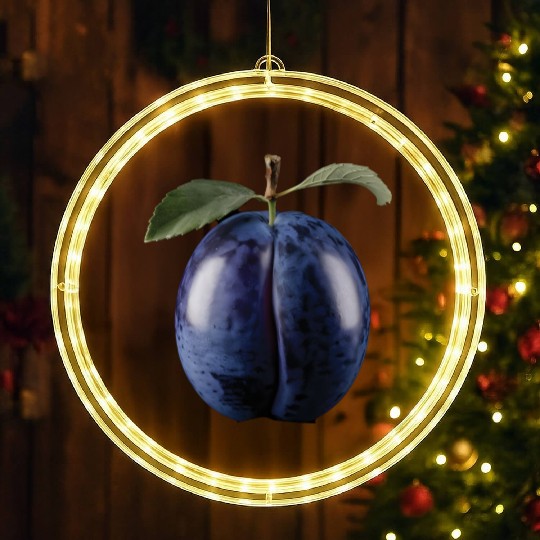 Blackberry Realistic LED Christmas Window Lights