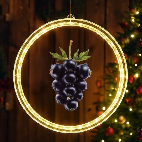 Blackberry Realistic LED Christmas Window Lights