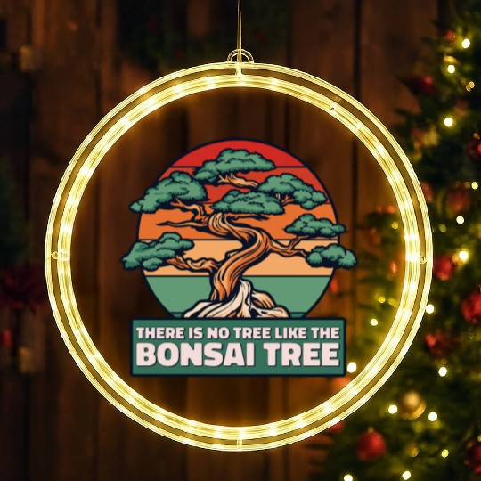 No Tree Like The Bonsai Tree Indoor Bonsai LED Christmas Window Lights