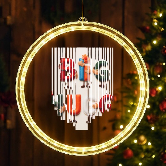 Big hug. Happy moments LED Christmas Window Lights