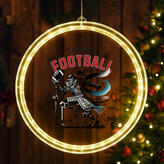 Fantasy Football Samurai LED Christmas Window Lights