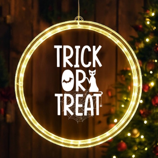 HALLOWEEN-TRICK OR TREAT LED Christmas Window Lights