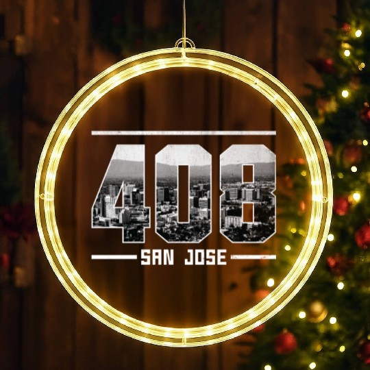 Vintage San Jose 408 LED Christmas Window Lights