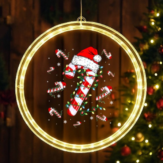 Candy Cane Lights Christmas LED Christmas Window Lights