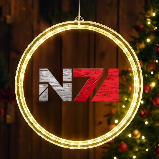 Mass Effect N7 Essential LED Christmas Window Lights