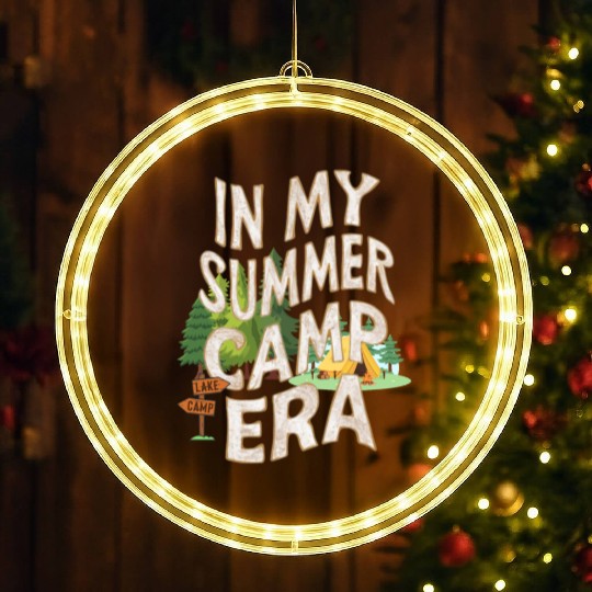 Cute In My Summer Camp Era Groovy Friend Crew LED Christmas Window Lights