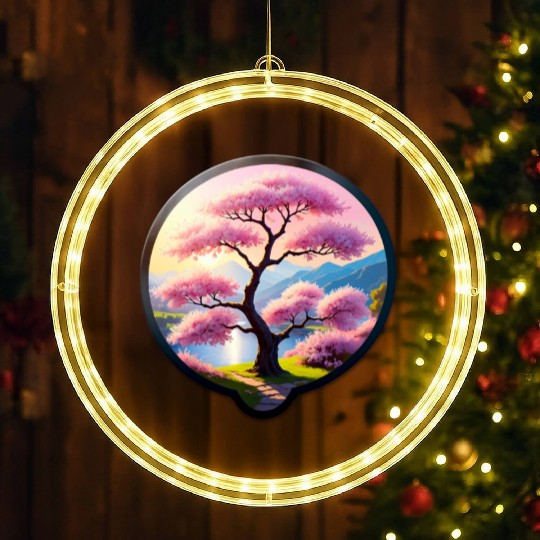 Blooming Cherry Blossom by Riverbank LED Christmas Window Lights