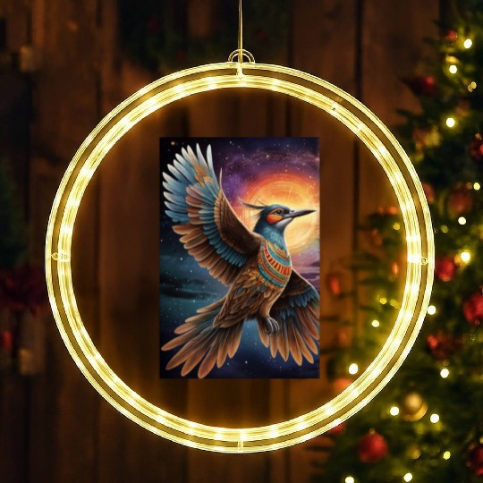 Bird of paradise LED Christmas Window Lights