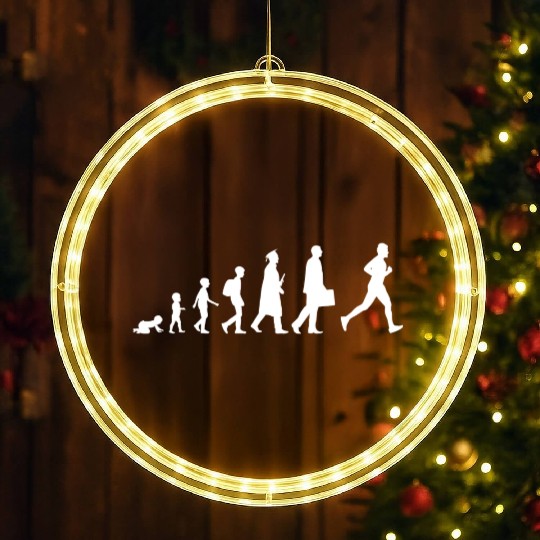 From Kid To Runner LED Christmas Window Lights