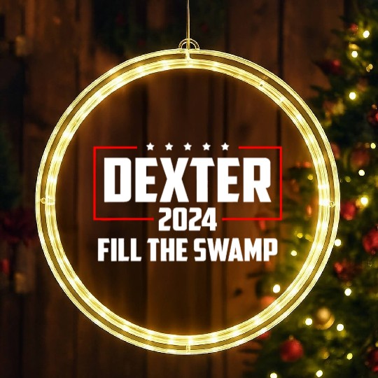 Dexter 2024 Fill The Swamp LED Christmas Window Lights