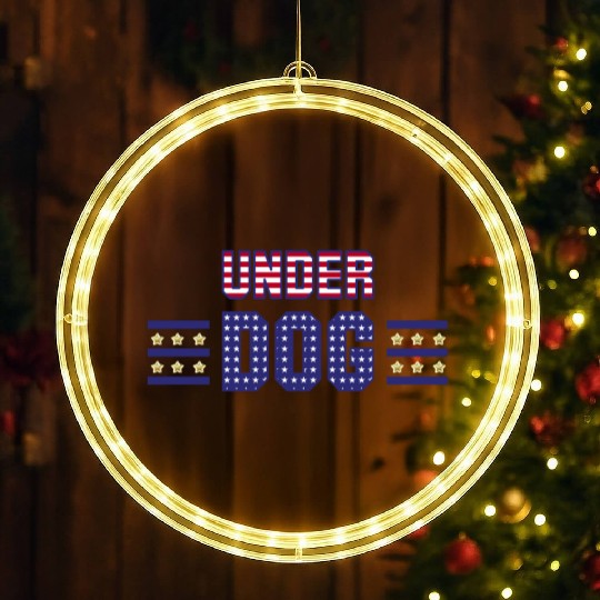 Kamala Harris UnderDog 2024 Presidential Election LED Christmas Window Lights