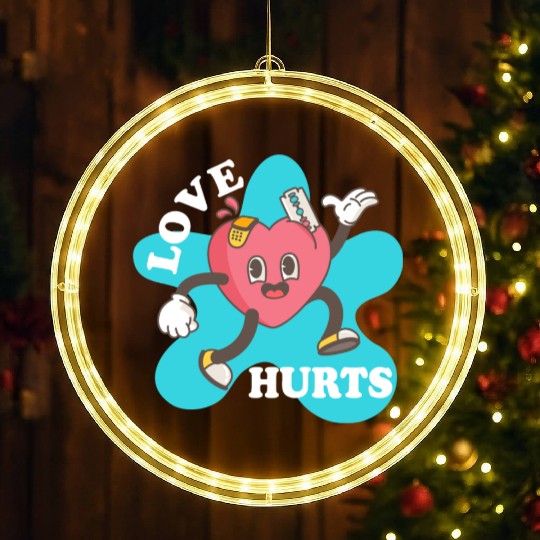 love hurts LED Christmas Window Lights
