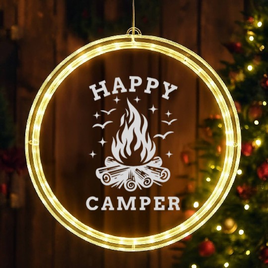 Happy Camper - Camping LED Christmas Window Lights