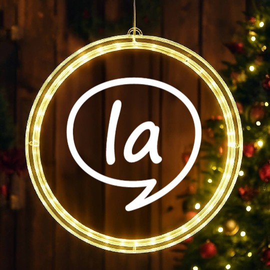 Kamala Harris Comma La Meme Democrats Election LED Christmas Window Lights