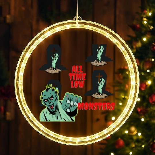 Zombies LED Christmas Window Lights