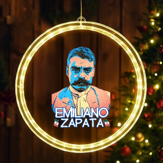 Emiliano Zapata LED Christmas Window Lights