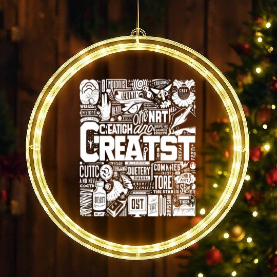 graphic LED Christmas Window Lights