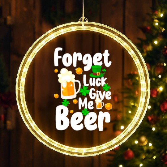 Irish Pub Shamrock Travel Celtic LED Christmas Window Lights