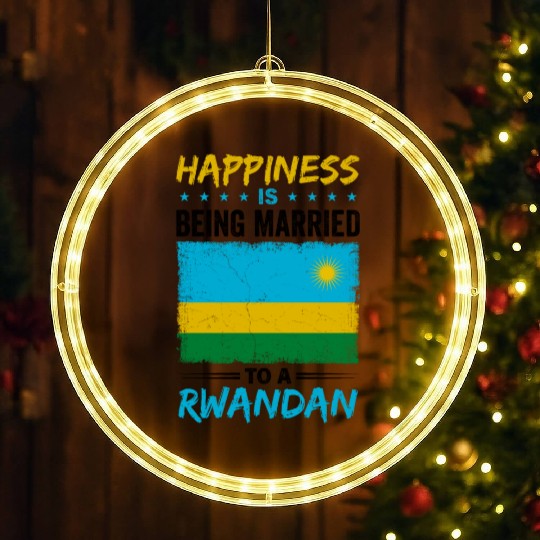 American Crafted Rwandan Powered Rwanda LED Christmas Window Lights