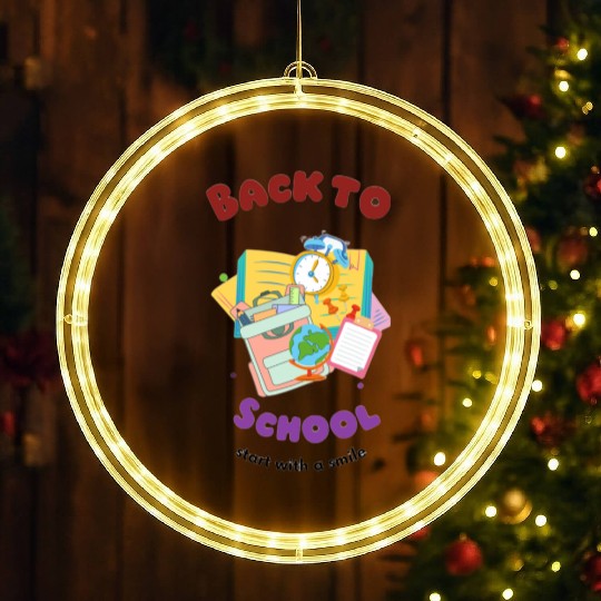 back to school LED Christmas Window Lights
