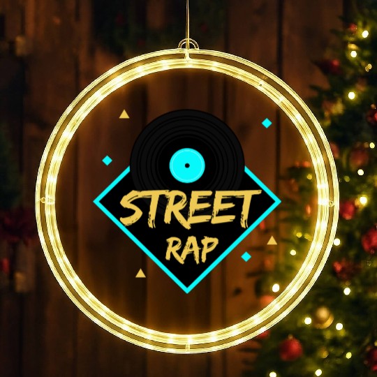 Street Rap LED Christmas Window Lights