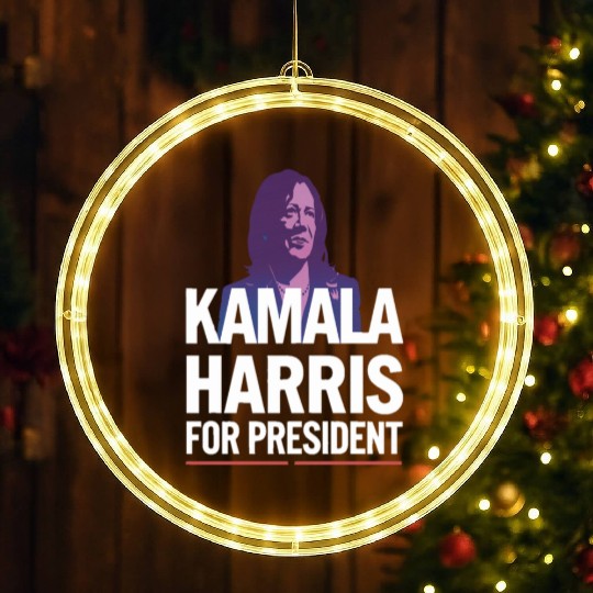 kamala harris for president LED Christmas Window Lights