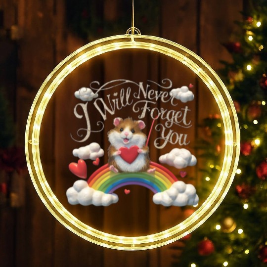 THE BEST LED Christmas Window Lights Hamster lover