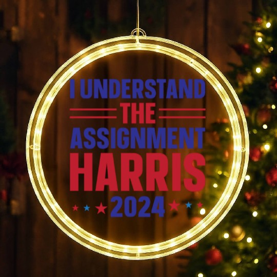 Kamala Harris 2024 for President Vote Tim Walz LED Christmas Window Lights