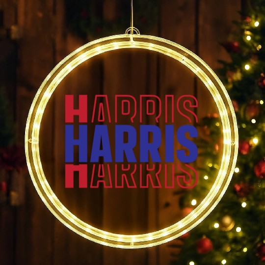 Kamala Harris 2024 for President Vote Tim Walz LED Christmas Window Lights