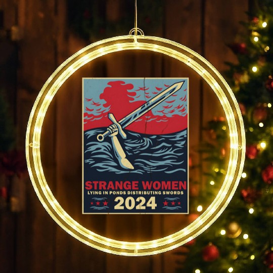 2024 Election LED Christmas Window Lights