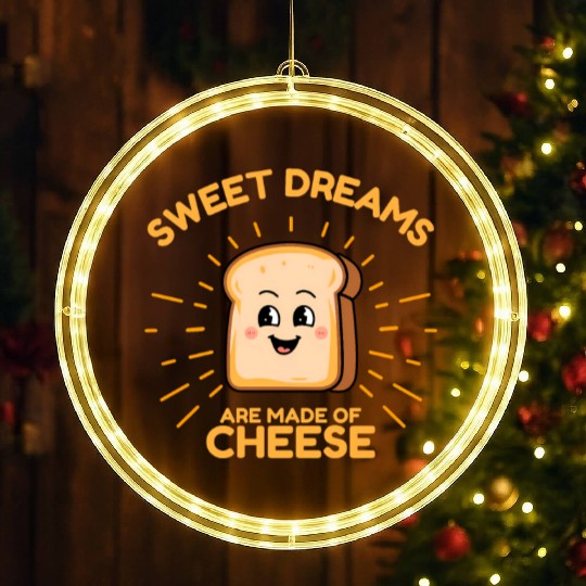 Sweet Dream are Made of Cheese LED Christmas Window Lights