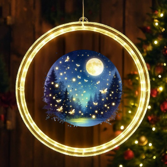 Moonlit Fireflies LED Christmas Window Lights