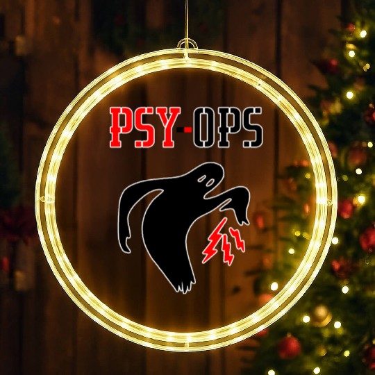 Psy-ops Secret Military Group US Armed Forces LED Christmas Window Lights