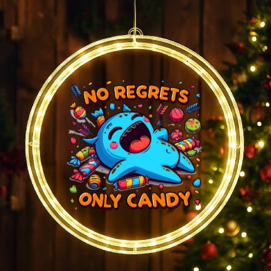 Disneyland No Regrets Only Candy LED Christmas Window Lights