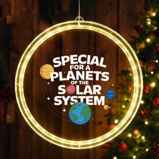 Special plantes solar system LED Christmas Window Lights