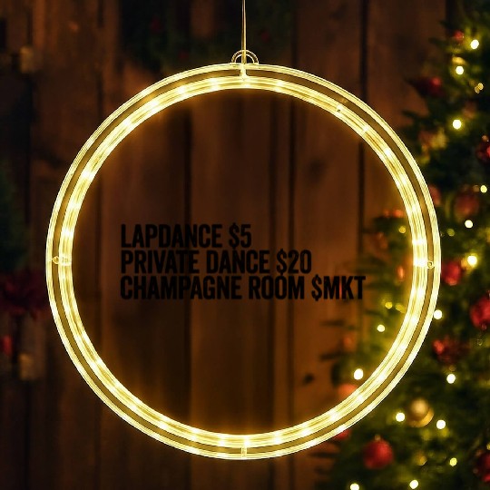 Lapdance Private Dance Champagne Room Stripperstri LED Christmas Window Lights