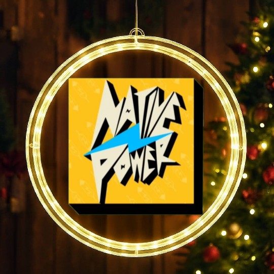 Indigenous People Logos LED Christmas Window Lights